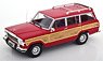 Jeep Grand Wagoneer 1989 Red (Diecast Car)