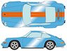 Singer 911 (964) Coupe Horizon Blue Metallic (Diecast Car)
