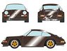 Singer 911 (964) Coupe Metallic Brown (Diecast Car)