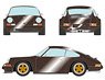 Singer 911 (964) Coupe メタリックブラウン (ミニカー)