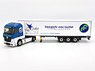 Mercedes Actros 5 Trailer Fourgon Transports Feuillet Astre (Diecast Car)