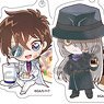 Detective Conan Trading Acrylic Key Ring Chara Peko Summer (Set of 9) (Anime Toy)
