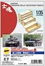 Japan Ground Self-Difense Force Tank Gun 105mm Wooden Ammo Boxes Set B (Plastic model)