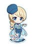 Girls und Panzer das Finale Puchichoko Acrylic Stand [Darjeeling] Alice in Wonderland Ver. (Anime Toy)