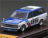 Datsun Bluebird (510) Wagon Blue/White (Diecast Car)