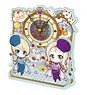 Girls und Panzer das Finale Puchichoko Mini Acrylic Table Clock [Darjeeling & Mary] Alice in Wonderland Ver. (Anime Toy)