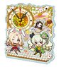 Girls und Panzer das Finale Puchichoko Mini Acrylic Table Clock [Anchovy & Kei & Kinuyo Nishi] Alice in Wonderland Ver. (Anime Toy)