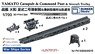 Yamato Catapult & Command Post & Aircraft Trolley (Plastic model)