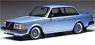 Volvo 240 Turbo Custom 1986 Metallic Light Blue (Diecast Car)
