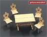 椅子とテーブル (カントリースタイル) (プラモデル)