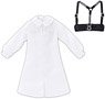 PNM H Belt Dress Set (White x Black) (Fashion Doll)
