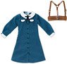 PNM H Belt Dress Set (Blue Green x Brown) (Fashion Doll)