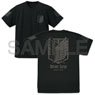 Attack on Titan Survey Corps Dry T-Shirt Black S (Anime Toy)