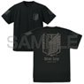 Attack on Titan Survey Corps Dry T-Shirt Black M (Anime Toy)