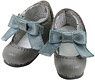 PN Bitter Ribbon Shoes (Gray) (Fashion Doll)