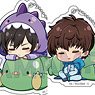 Code Geass Lelouch of the Rebellion Gyao Colleague Trading Acrylic Key Ring (Set of 5) (Anime Toy)