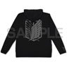 Attack on Titan Survey Corps Thin Dry Parka Black S (Anime Toy)