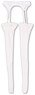 AZO2 Garter Socks (White) (Fashion Doll)