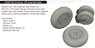 MiG-29 Wheels (for Great Wall Hobby) (Plastic model)