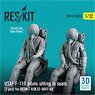 USAF F-111 Pilots Sitting in Seats (2 Pieces) for Reskit RSK32-0001 Kit (3D Printing) (Plastic model)