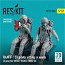 RAAF F-111 Pilots Sitting in Seats (2 Pieces) for Reskit RSK32-0002 Kit (3D Printing) (Plastic model)