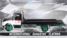 2023 NTT IndyCar Series - International Durastar 4400 NTT IndyCar Series Flatbed Truck (Chase Car) (Diecast Car)