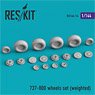737-800 Wheels Set (Weighted) (Plastic model)