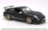 Porsche 911 GT3 RS 2009 Black / White Gold Metallic (Diecast Car)