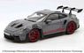 Porsche 911 GT3 RS 2022 Arctic Gray / Pyro Red (Diecast Car)