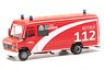 (HO) Mercedes-Benz Vario Long Box Berlin Fire Department (Model Train)