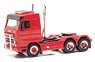 (HO) Scania 143 Stream Line Rigid Tractor 3-Axle (6x4) w/Roofrack, Ram Protection Pipe Red [Scania 143 ZM] (Model Train)