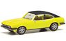 (HO) Ford Capri II Soft Top Daytona Yellow (Model Train)