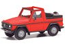 (HO) Mercedes-Benz G Class Cabriolet Red [MB G-Modell] (Model Train)