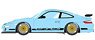 Porsche 911 (997) GT3 RS 2007 (BBS LM Wheel) ガルフブルー / ブラックリバリー (ミニカー)