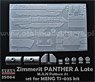 Zimmerit Panther A Late, M.A.N Pattern #1 (for Meng Model) (Plastic model)
