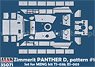 Zimmerit Panther D Pattern 1 (for Meng Model) (Plastic model)
