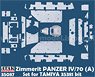 Zimmerit Panzer IV/70 (A) (for Tamiya) (Plastic model)