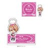 Acrylic Coaster Stand [Obey Me!] 07 Asmodeus Cafe Ver. (Mini Chara Illustration) (Anime Toy)