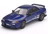 Nissan Skyline GT-R VR32 Top Secret Metallic Blue (RHD) [Clamshell Package] (Diecast Car)