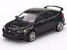 Honda Civic Type R 2023 Crystal Black Pearl w/Advan GT Wheel (LHD) [Clamshell Package] (Diecast Car)