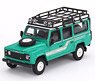 Land Rover Defender 110 1985 County Station Wagon Trident Green (LHD) [Clamshell Package] (Diecast Car)