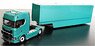 Scania Transport Vehicle Green (Tractor + Semi-trailer Set) (Diecast Car)