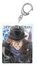 Detective Conan Frost Tile Acrylic Key Ring Gin (Anime Toy)