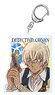 Detective Conan Frost Tile Acrylic Key Ring Bourbon (Anime Toy)