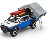 Toyota Tacoma - Camping Version (LHD) Silver / Blue (Diecast Car)