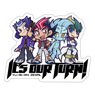 Yu-Gi-Oh! Zexal Yuma & Astral & Reginald Kastle & Kite Our Turn! Deformed Sticker (Anime Toy)
