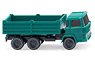 (N) Flatbed tipper (Magirus) waterblue (Model Train)