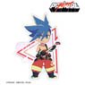 Promare Fernandes Collaboration Galo Thymos Chibi Chara Hologram Sticker (Anime Toy)