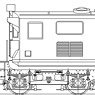 1/80(HO) Meitetsu Electric Locomotive Type DEKI400 Renewal Body Kit (Unassembled Kit) (Model Train)