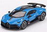 Bugatti Divo Blue Bugatti (LHD) [Clamshell Package] (Diecast Car)